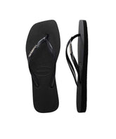 Havaianas Women's Slim Square Metalic Logo Thongs