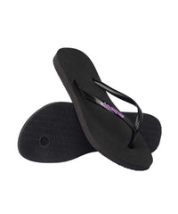 Havaianas Women's Slim Rubber Logo Thong