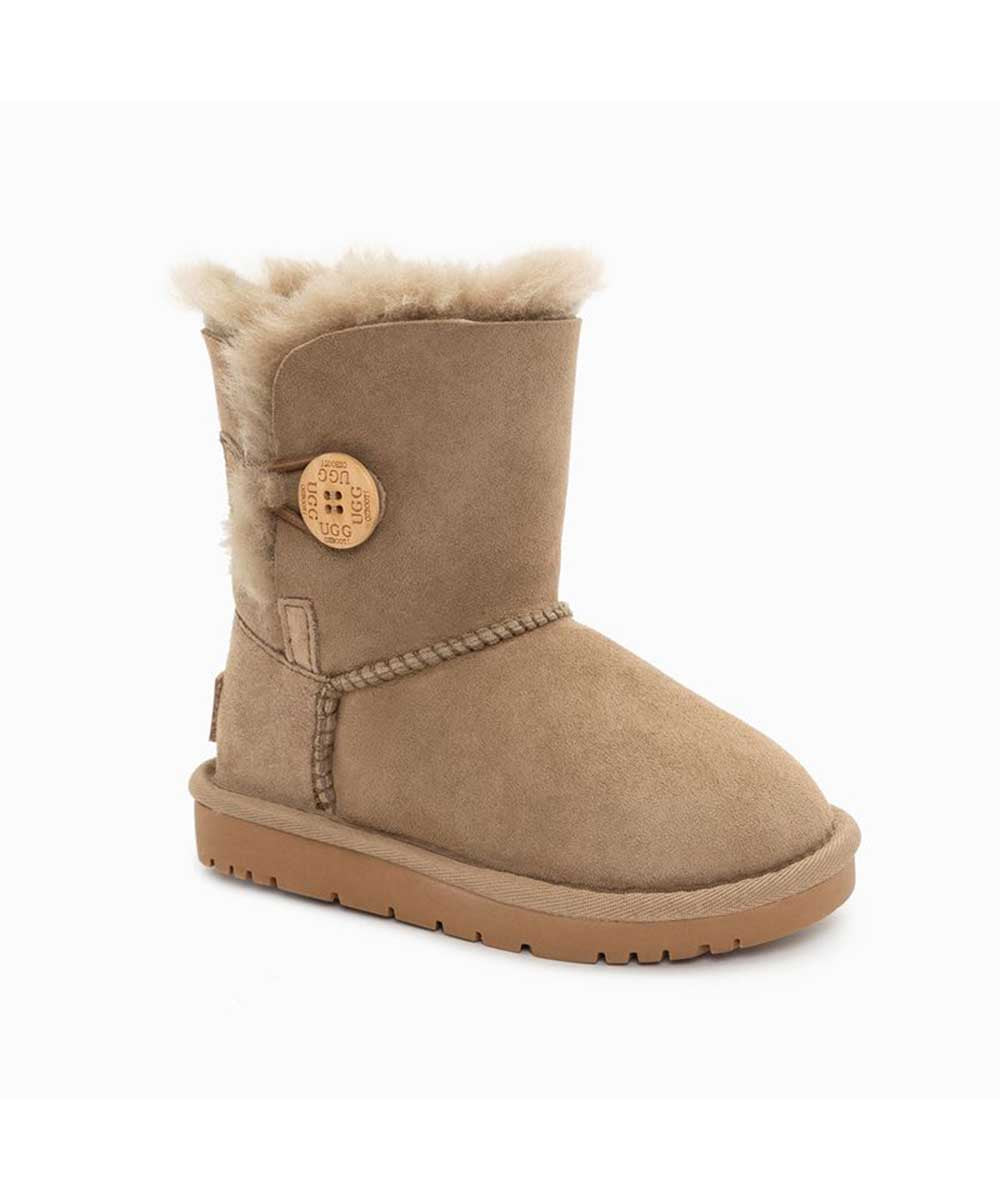 Kid’s UGG Classic Short Button Boot Secondary image