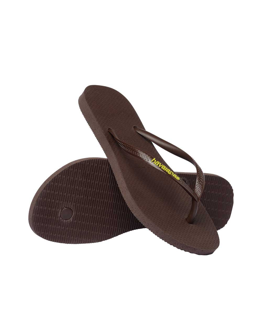 Havaianas Women's Slim Rubber Logo Thong