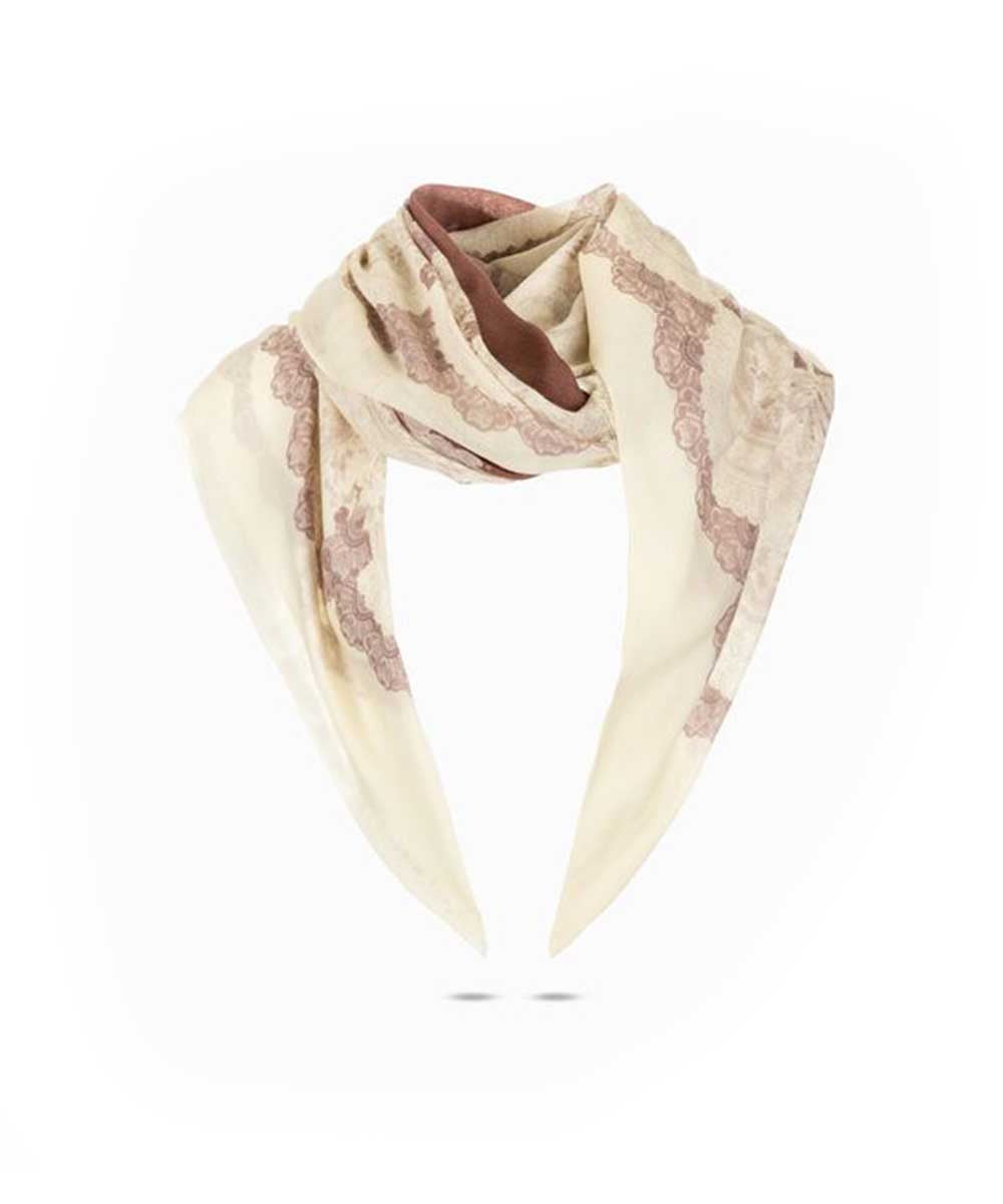 Merino Wool Print UGG Scarf