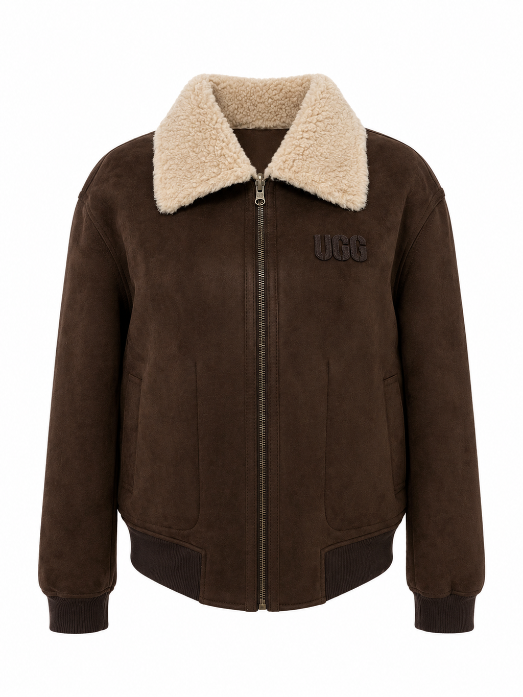 UGG Women's Bondi Reversible Bomber Jacket - Chocolate/Natural