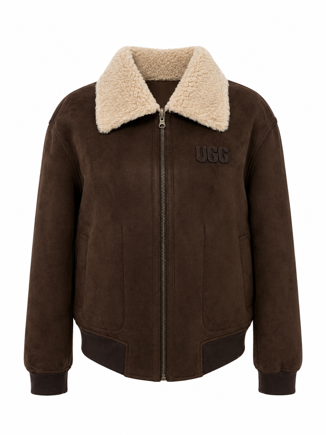 UGG Women's Bondi Reversible Bomber Jacket - Chocolate/Natural