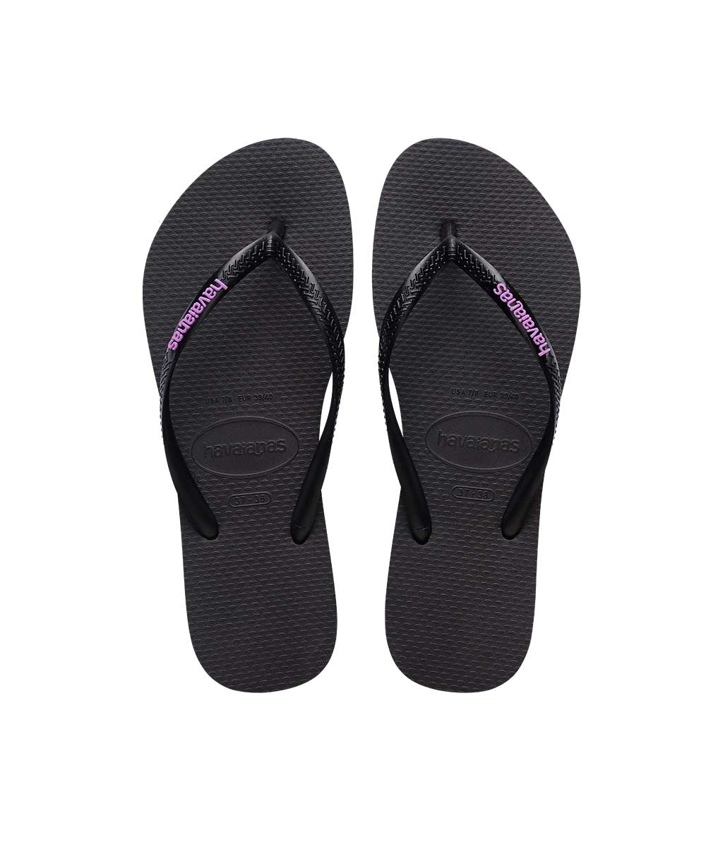 Havaianas Women's Slim Rubber Logo Thong Secondary image