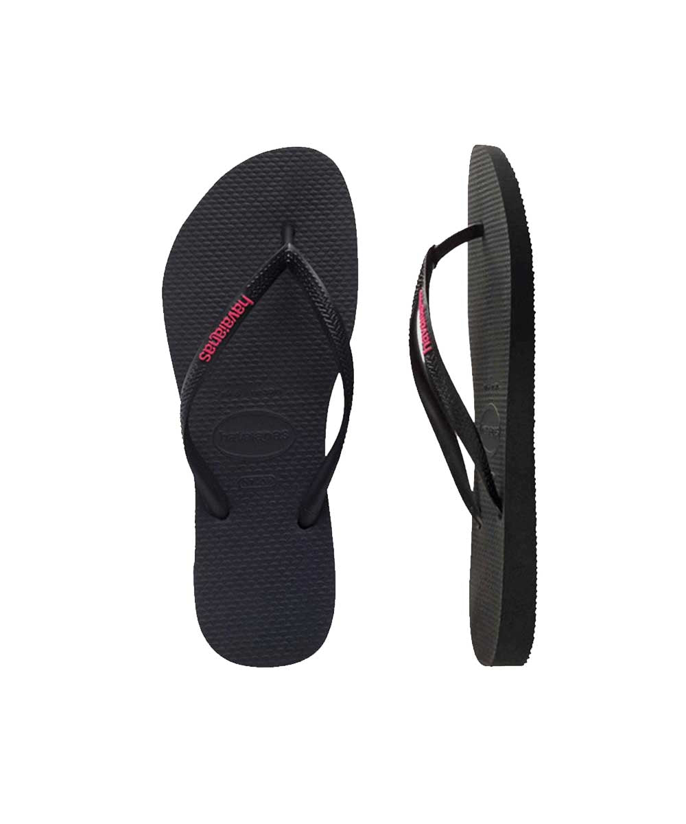 Havaianas Women's Slim Rubber Logo Thong