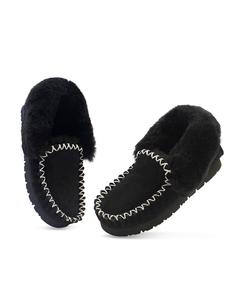 Black online ugg moccasin