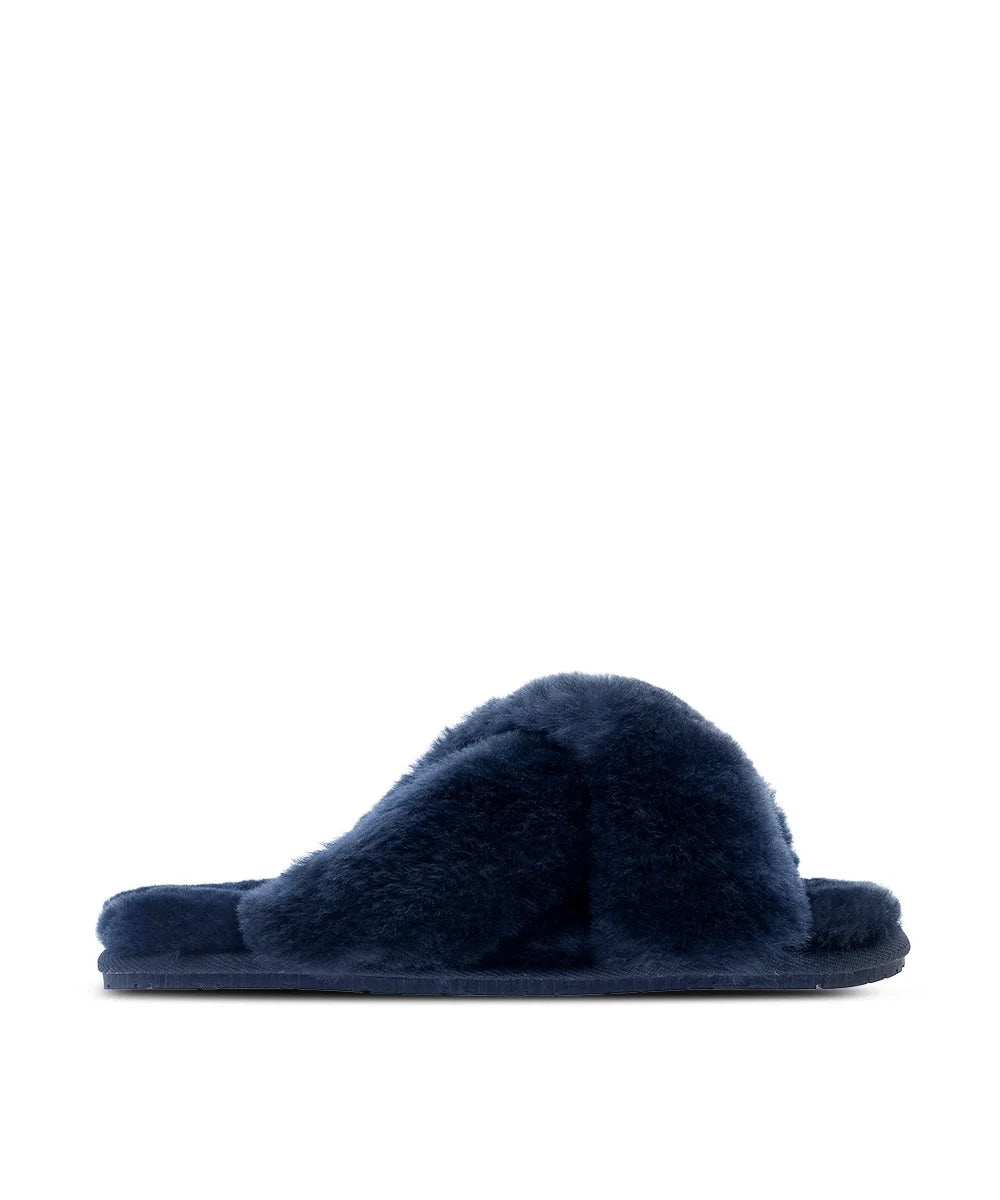 Ugg slides online navy blue
