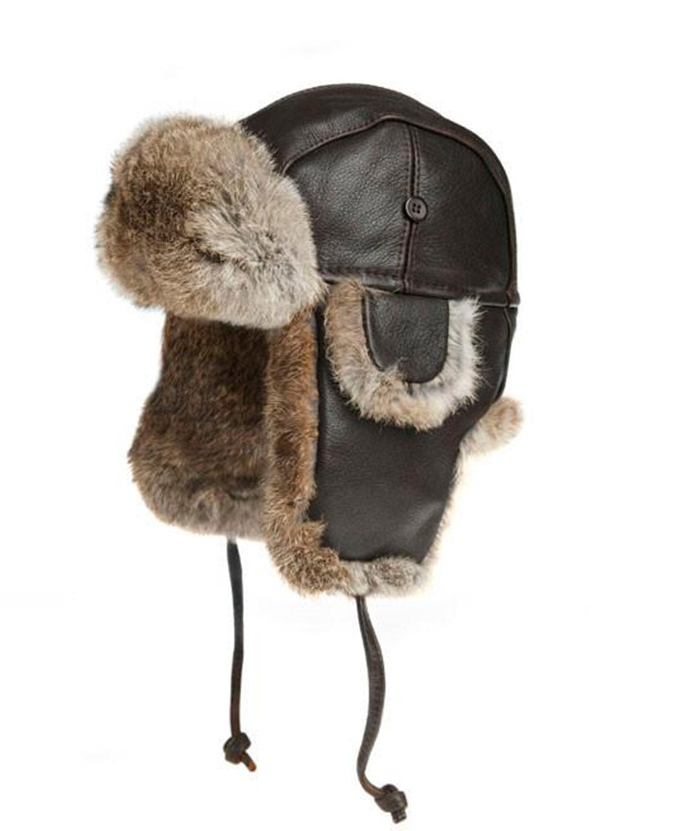 UGG Rabbit Fur Aviator Hat Main image