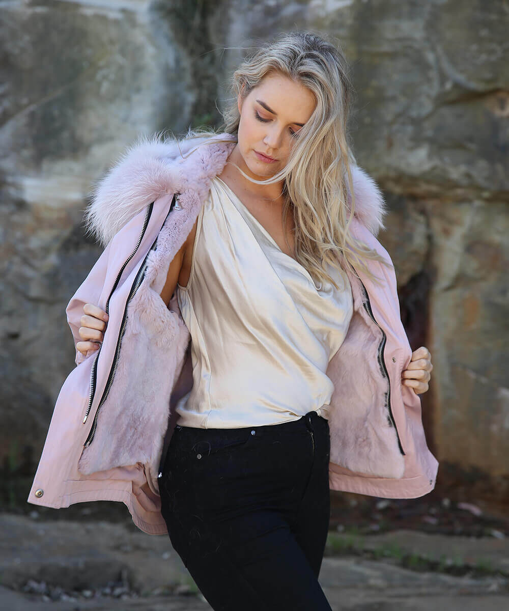 Rex Raccoon Parka Jacket The UGG Store