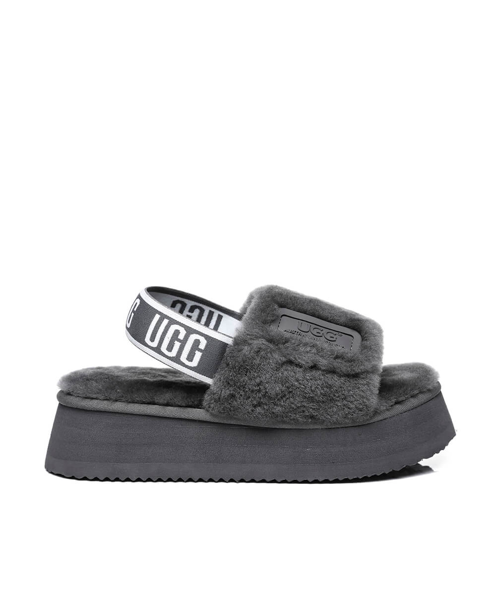 Women s UGG Poppy Slides Grey AU 4 EUR 35