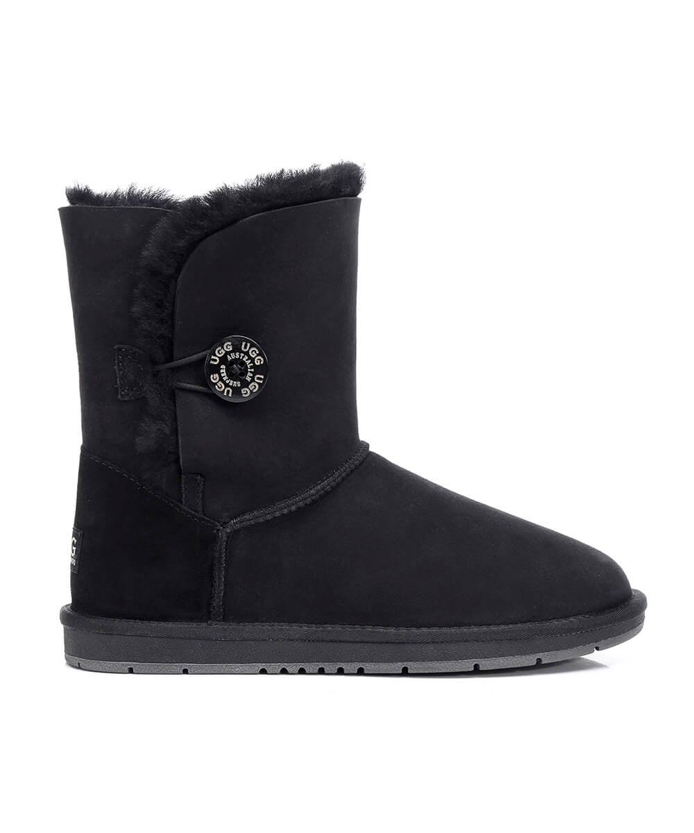 Womens ugg boots with buttons clearance